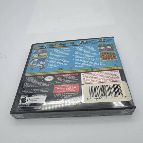 New Super Mario Bros. (Nintendo DS) Lite DSi XL 3DS 2DS NEW & Sealed - Picture 2 of 2